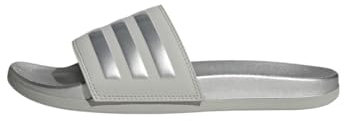 adidas Adilette Comfort Slides, Diapositive Donna, Grey Two/Silver Metallic/Grey Two, 42 EU