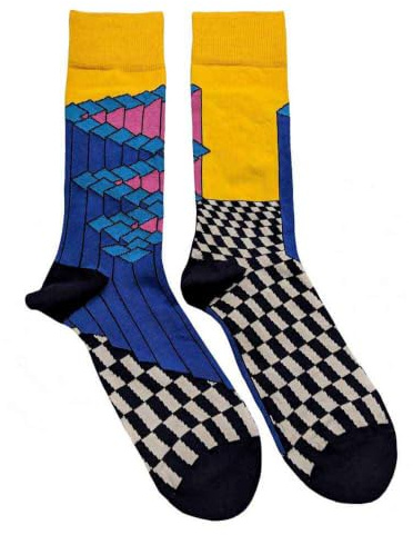 The Strokes Unisex Adult Angles Socks (7 UK-11 UK) (Yellow/Black/White)
