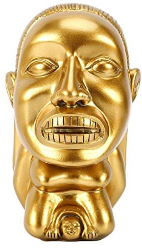Kuberas Golden Indiana Fruchtbarkeit Idol Statue Skulptur Raiders of Lost Ark Jones Cosplay Requisiten Film Replik Sammlung Figur Dekor