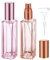 Segbeauty Parfüm Zerstäuber Nachfüllbar, Parfum Zerstäuber für Unterwegs, 2 Stück 20ml Parfüm Abfüller, Refillable Perfume Bottle für Männer Und Frauen (Rosa, Orange)