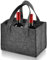 BNGXR Borsa per Bottiglie, Borsa Porta Bottiglia di Vino con 6 Scomparti, Sacchetti Riutilizzabili con Maniglia per Bottiglie da Vino Birra, per Viaggio Picnic Festa
