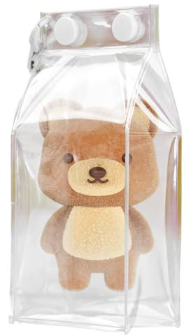 Generisch Transparente Aufbewahrungstasche für Figuren,Transparente Tasche für Figurenpuppen | Puppet Klare Kettenaufbewahrungstasche | Puppensammler-Tragetasche für Puppe, Figur, Spielzeug, Kosmetik