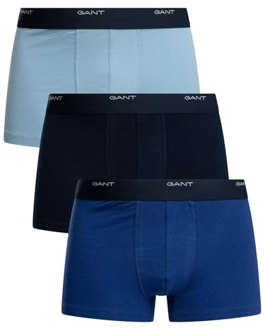 GANT Herren Core Trunk 3-Pack Unterwäsche, College Blue, XXL EU