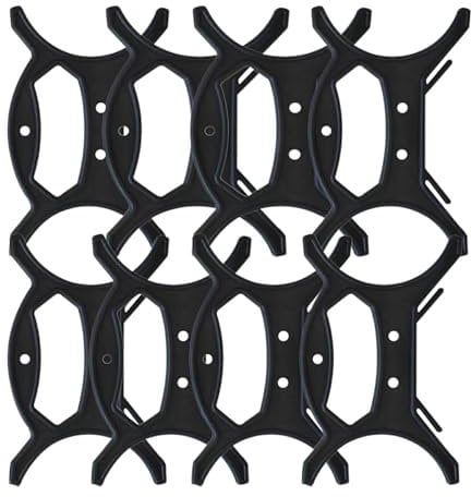 siduytin 8pieces Christmas Tree Lights Cable Winder Easy Tidy Storage Solution ABS Christmas Tree Light Storage Reel