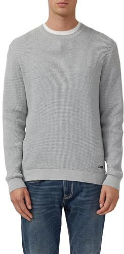 s.Oliver Strukturmix-Pullover aus Reiner Baumwolle