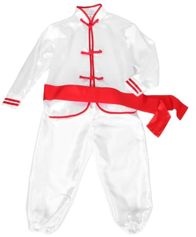 Ipetboom 1 Ensemble De Vêtements D'Entraînement Costume De Kung Fu Uniforme De Taekwondo Tunique Uniforme De Kung Fu Pour Garçon Uniformes De Tai Chi Costume De Karaté Polyester