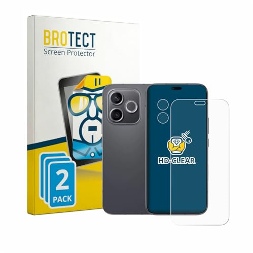BROTECT 2 Stück Schutzfolie für Honor 600 Lite (Display+Kamera) Displayschutz Folie Made in Germany, Ultra-Klar