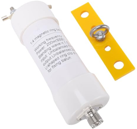 Vvikizy Transformador de Impedancia de Antena de Corta Balun 1:4 para Antena Windom, Manejo de Potencia de 200W, Resistente Al Agua IP67, Tamaño Compacto
