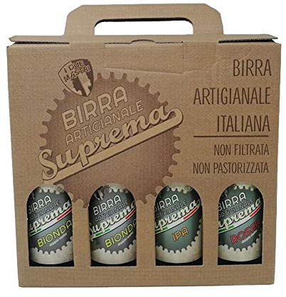 4 bottiglie di Birra Suprema 2 Mastri Artigianale