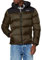 Schott NYC Mixte Utah2 Doudoune, Kaki, S EU