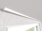 Market-Alley Vorhangschiene Aluminium Weiß/Schwarz Gardinenschiene ; C 1-läufig ; 120cm-600cm. Für Kräuselband Gardinen oder Schiebevorhang (nur Weiß Gardinenschiene ; 120cm)