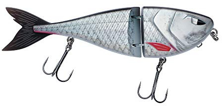 Berkley Zilla Jointed Glider Hechtköder – Langsam sinkender Glide Bait mit Fusion 19 Drillingshaken – Aggressive S-Action mit extrem lautem Rasseln – bleifrei
