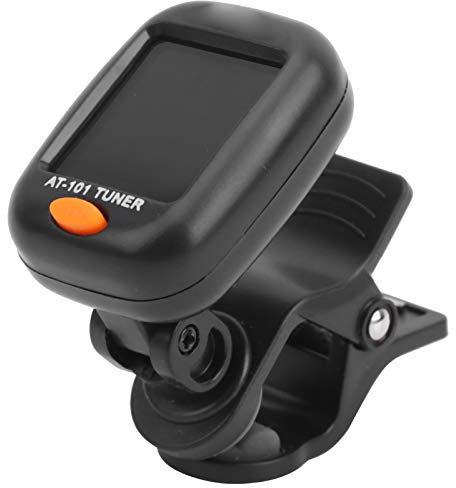 Gitarren-Tuner-Clip AT-101 Gitarren-Tuner Universal Ukulele Bass Clip-On Musikinstrument-Zubehör