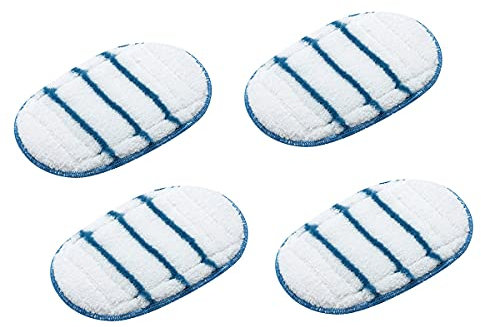 ZRF Black + Decker Lot de 4 gants de rechange pour système de nettoyage à vapeur Blanc FSH10SM1 FSH10SM FSH10SMP