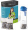 biococoon ACQUA VIVA + borraccia BPA Free 750 ML sacchetto filtro per acqua alcalina pH, elimina cloro per borracce, caraffe, filtranti ecc. durata totale 4 mesi