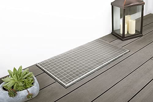 empasa Lichtschachtabdeckung Kellerschachtabdeckung 'Standard' Kellerschacht Lichtschacht Abdeckung, Selbstbausatz, individuell kürzbar, 60 x 120 cm - Verschiedene Sets & Größen wählbar