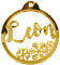 Personalisierte Weihnachtskugel Glamour Spiegeleffekt Anhänger Glas Geschenk Jeder Name Hängende Baumschmuck Xmas Acryl Dekor (Gold)