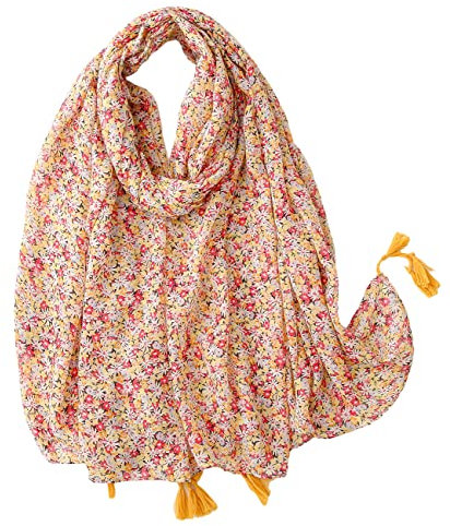 FAIRYGATE Tücher Damen rosa Schal mit Blumenmuster Frauen Elegant Klassischer Persönlichkeit Frühling Sommer und Winter Herbstschal Herbst Weicher Schals 17236