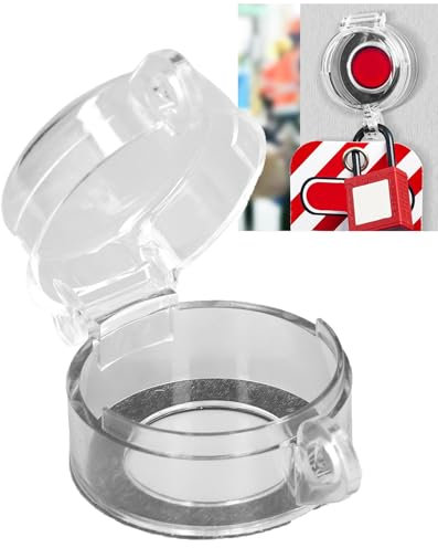 30mm Gasherd Knob Abdeckungen,Transparente Staubschutzhülle, Schutzabdeckung für Not Aus Schalter, Kinder schutzabdeckung für Dient zum Schutz von Tasten und Schaltern vor versehentlicher Berührung