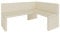 Eckbank Akiko Corner Bench - Eckbankgruppe für Ihrem Esszimmer, Küche modern, Sitzecke, Essecke. Perfekt für Küche, Büro und Rezeption. Solide und Starke Verarbeitung. (Soft 18, 168x128cm rechts)