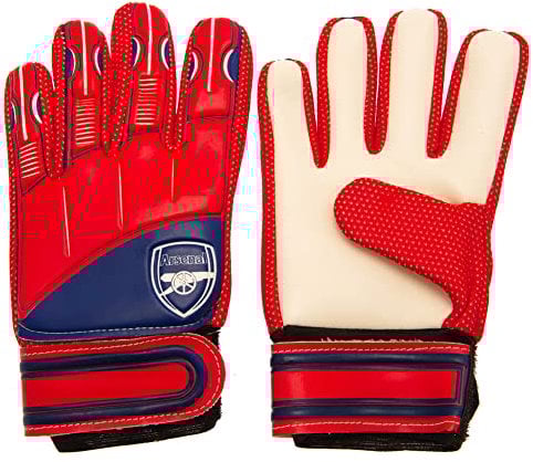 Hy-Pro Officially Licensed Arsenal FC Goalkeeper Gloves - Junior, Delta Design, Goalie, with Strong Palm Girp for High Performance, Boys and Girls