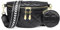 HNOOM Crossbody Bag Damen Breiter Gurt Bauchtasche Leder Brusttasche mit Münze Geldbeutel, Moderne Taschen mit Breitem Schultergurt, Umhängetasche Klein Handytasche (A-Schwarz)