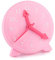 camelize Uhr Lernen,Kinder Lernspiel Uhr,Zeitunterrichts- und Demonstrationsuhrmodell, Lernressourcen für Kinder in der frühen Bildung, 4 Zoll 12/24 Stunden ab 4 Jahren(Rosa)