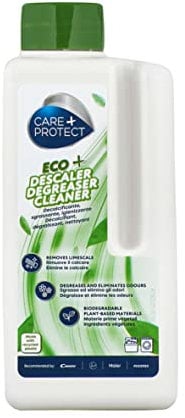 CARE+PROTECT ECO+ Liquid 3 In 1: Universal Descaler, Degreaser, Cleaner for Dishwasher and Washing Machine, 250ml for a Monthly Treatment
