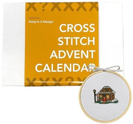 Shuangliao Kreuzstich Adventskalender, Sticken Set Adventskalender 2023 Kinder Erwachsene, Exquisites Weihnachtsmuster Nadelpoint, Geschenkidee Für Kunst Und Handwerk, Für Kreuzstichliebhaber