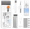 Keyboard Cleaner Laptop Cleaning Kit - 12 in 1 Computer Tech Cleaning Brush, Electronic Screen Cleaner with Multi-Function Cleaning Pen for MacBook, iPhone, Earbuds, Camera, Lens (Bright White)