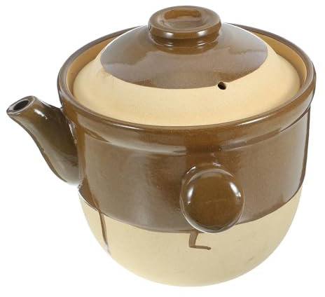 Zerodeko Cazuela De Hierbas Tradicional De Para Estofado o Medicina Sartén Tapa Olla De Para Uso Cocina Fogones De Gas o Fuego Abierto