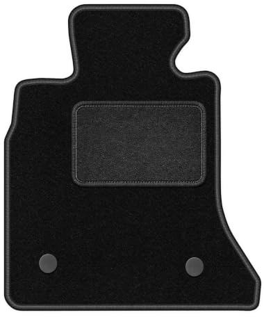 Velours-Fahrermatte passend für BMW 5 F10 2010-2013, Schwarz, LUX | passend für Limousine; Velours-Teppich (Polypropylen), ca. 6,5 mm; rutschfest, vormontierte Befestigungen (Typ Klett)