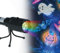 FIESTAS GUIRCA | Proiettore a Forma LED con Treppiede (22 cm) - Illuminazione ed Effetti per Decorazioni di Halloween e Feste - Ideale per Ambienti Terrificanti e Celebrazioni - Nero