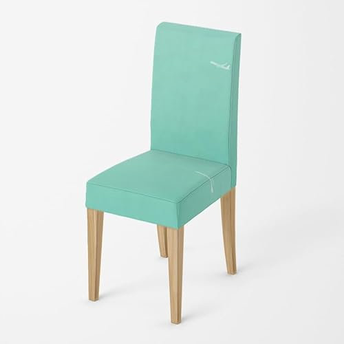 Stuhlhussen Mintgrün Stuhlbezug Stretch Removable Stuhlhussen 6er Set Universal Stuhlhussen Schwingstühle Chair Covers für Hotel Hochzeit Bankett Küche Restaurant Party