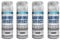 YSAMAX Hammer Spray Paint Effect Interior & Exterior Silver, Quick Formula, Durable, Long-Lasting, Ideal For Upcycling Furniture And Metalwork, (4PCS)
