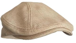 WENH Frühling Männer Newsboy Caps Atmungsaktive Flache Hüte Vintage Octagon Cap Baskenmütze Damen Herren Orange