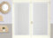 Atout Ciel Coppia di tende in voile con passapasta pronte da appendere, 2 x 60 x 120 cm, colore: bianco