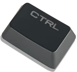 Adecuado para teclado Corsair Strafe RGB MK2 K70 K68 K63 K65 K95 K90, 106 teclas. Teclas de repuesto para teclado mecánico para juegos (tecla CTRL)