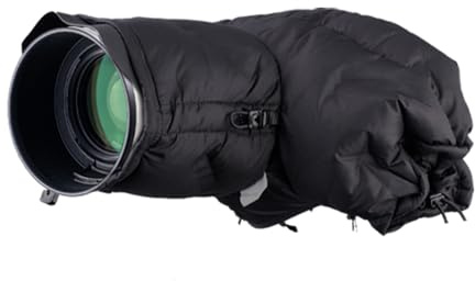 PGYTECH Thermal Warm Cover, Camera Cover, High FP Down, Cold Protection, Anti-Fog, Seam Seal Technology, Snowproof Cover, Lens Sleeve, Transparent Window, Water Repellent, Storage Pouch Included