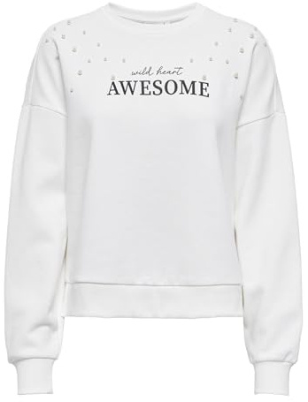 ONLY Damen Onljenna L/S O-Neck Emb. Box SWT