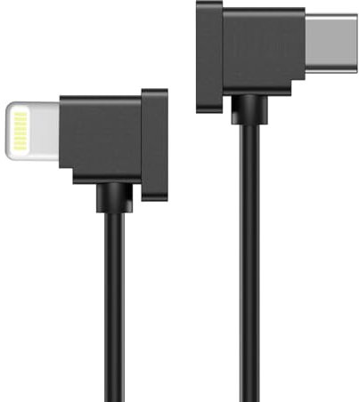 DUXIAOSHA Remote Controller USB C to USB C Cable for Dji Mini 2/Pocket 2/Royal Air 2 Drone- Type C to Type C Remote Controller Cable for Drone to Phone (Type C TO IP)