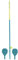 M&H Swing Tennis Set, Durable Swing Ball Set with Tennis Trainer Rebound Ball, Portable & Easy Setup for Backyard Fun