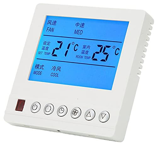 Thermostat Intelligent Smarthomepro pour la Maison, Thermostat programmable AC220V avec capteur de thermistance, Grand Affichage rétro-éclairé, 5 ℃ -35 ℃ Contrôle de la