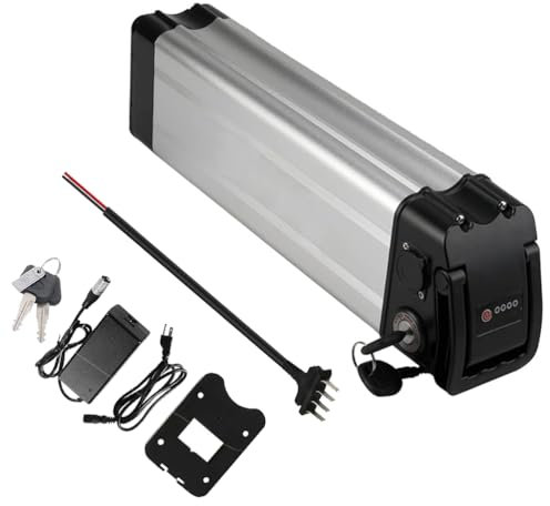 HJGHY Batteria per Bici elettrica Pedelec da 48 V, 10,4 Ah, 13 Ah, 15,6 Ah, 20,8 Ah, batterie ad Alta Potenza per Bici Pieghevoli, Motori per Scooter.,Bianca,48V 10.4Ah