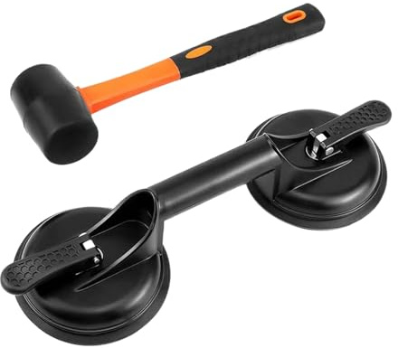 Laminate Flooring Tools | Floor Laying Tool Suction Cup | Hammer Repair Tool for Skirting Boards Bathroom Household Cabinet