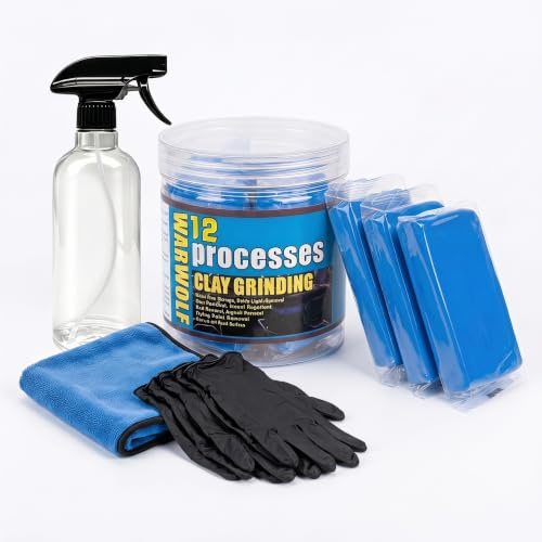 Reinigungsknete 300g mit Sprühflasche, Lappen und Handschuhen