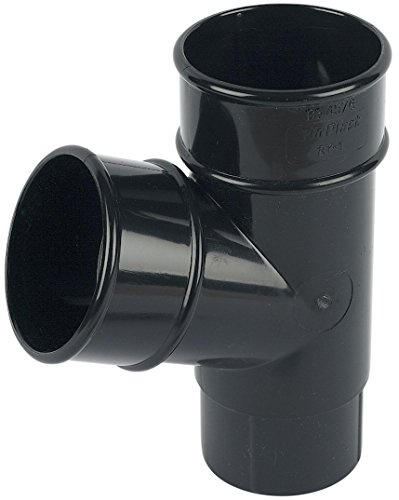 (68mm Y Branch 67.5 Degree) in the Floplast (Black) Hi-Cap Guttering Range Gutter:115mm DOWNPIPE: 68mm Select Individual Components as Required