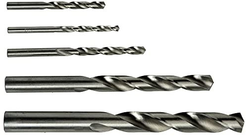 10 Stück Ø 4,5 mm HSS geschliffen Spiralbohrer DIN 338 135° Spitzenwinkel und Kreuzanschliff