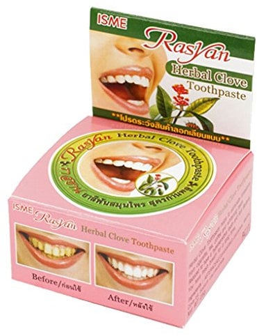 Babysbreath17 RASYAN à base de plantes Girofle Dentifrice blanchissant nettoyage Rmove Calcul Cmoke Taches Tooth poudre Soins bucco-dentaires