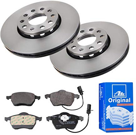 2 Bremsscheiben + Bremsbelagsatz ATE 3er Set Belüftet Ø288 mm Vorne Bremsenset